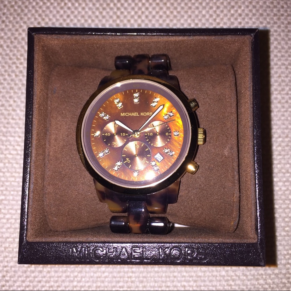 Michael Kors Tortoise Watch